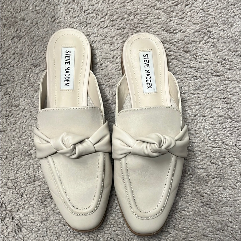 Steve Madden Cream Women's Loafers